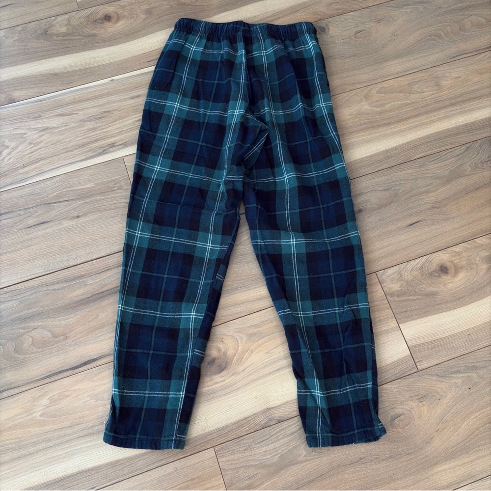 Family Matching Green Plaid Pajamas